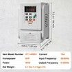 VFD 5HP 4KW 18A 1 Phase 220V-240V Input to 3 Phase 220V-240V Output Variable Frequency Drive 0-400Hz VFD for AC Motor Speed Control