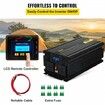 Power Inverter Modified Sine Wave Inverter 2000W DC 12V to AC 240V w/LCD