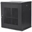 12U Wall Mount Network Server Cabinet 15.5'' Deep Server Rack Cabinet Enclosure 200 lbs Max. Ground-mounted Load Capacity with Locking Door Side Panels