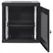 12U Wall Mount Network Server Cabinet 15.5'' Deep Server Rack Cabinet Enclosure 200 lbs Max. Ground-mounted Load Capacity with Locking Door Side Panels