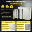 NEMA Steel Enclosure 20 x 20 x 6\'\' NEMA 4X Steel Electrical Box IP66 Waterproof & Dustproof Outdoor/Indoor Electrical Junction Box with Mounting Plate