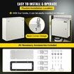 NEMA Steel Enclosure 20 x 20 x 6\'\' NEMA 4X Steel Electrical Box IP66 Waterproof & Dustproof Outdoor/Indoor Electrical Junction Box with Mounting Plate