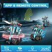 Remote APP Controlled Robot Building  Programmable Transforming Robotic Building Bricks Construction VehiclesBirthday Chirstmas Gifts