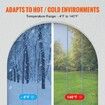 Strip Curtain 96" Height x 72" Width 0.08" Thickness 12PCS Clear PVC Strip Door Curtain Freezer Curtain Plastic Door Strips for Walk in Freezers