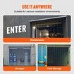 Strip Curtain 96" Height x 72" Width 0.08" Thickness 12PCS Clear PVC Strip Door Curtain Freezer Curtain Plastic Door Strips for Walk in Freezers