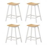 Artiss 4x Bar Stools Wooden Chairs Oak