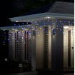 300 LED Icicle Flashing Lights available in 4 Colors - Multicolor