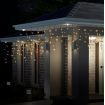 300 LED Icicle Flashing Lights available in 4 Colors - Multicolor