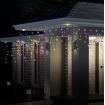 300 LED Icicle Lights -Carnival Colours