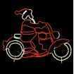 LED Flexi Strip Santa Motorbike Flash