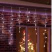 960 LEDs Snowing Icicle Lights -available in 4 Colors - Warm White