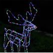 LED Twinkling Standing Reindeer -110cm available in 2 Colors - Cool White