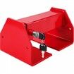 Cargo Container Lock 9.84"-17.32" Locking Distance Semi Truck Door Locks with 2 Keys Shipping Container Accessories Red Powder-Coated with Spring Lock