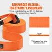 Heavy Duty Tow Strap Recovery Kit 85.1 mm x 9.1 m (MBS-16329 kg) Tree Saver Winch Strap Triple Reinforced Loop & Protective Sleeves & Storage Bag 19 mm
