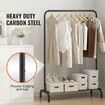 Clothes Rack Heavy Duty Clothing Garment Rack with Hanging Rod and Bottom Storage Area Clothing Rack for Bedroom Guest Room