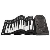 49 Keys Roll Up Piano Upgraded Portable Electronic Keyboard Hand Rolling Up Piano Plastic and Silicone Piano for Men Women Flexible and Foldable