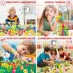 189pcs Educational STEM Toys Drill Construction Building Blocks Toy Building Sets Kids Toys Creative Activities Games Birthday Christmas Gift