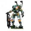 Titan Mecha Robot Building Kit, Vanguard Class Game Mech Action Figure with Stable Pedestal Model Toy, Compatible with Lego for Age 3 Up, 528 PCS