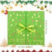 24 Empty Advent Calendar Boxes,Advent Calendar Fillers,DIY Advent Calendar Empty Boxes to Fill,Fillable Empty Advent Calendar 2025 (Green)