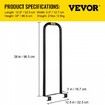 Dolly Converter 33 cm Width x 97 cm Height Steel Converter Arms 113 kg Capacity Panel Dolly Handling Equipment