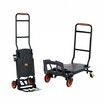 Aluminum Hand Truck 2 in 1 136 kg Max Load Capacity Heavy Duty Industrial Convertible Folding Hand Truck and Dolly Utility Cart Converts from Hand Truck