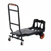 Aluminum Hand Truck 2 in 1 136 kg Max Load Capacity Heavy Duty Industrial Convertible Folding Hand Truck and Dolly Utility Cart Converts from Hand Truck