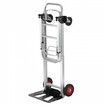 Aluminum Hand Truck 2 in 1 181 kg Max Load Capacity Heavy Duty Industrial Convertible Folding Hand Truck and Dolly Utility Cart Converts from Hand Truck