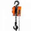 Manual Chain Hoist 1/2 Ton 1100 lbs Capacity 10 FT Come Along G80 Galvanized Carbon Steel with Double-Pawl Brake Auto Chain Leading & 360 degree Rotation