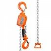 Manual Lever Chain Hoist 1/2 Ton 1100 lbs Capacity 10 FT Come Along G80 Galvanized Carbon Steel with Weston Double-Pawl Brake Auto Chain Leading