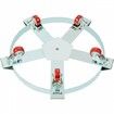 250 L Heavy Duty Drum Dolly 567 kg Load Capacity Barrel Dolly Cart Drum Caddy Non Tipping Hand Truck Capacity Dollies with Steel Frame 5 Casters Wheel
