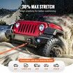 25.4 mm x 6.1 m Kinetic Recovery Tow Rope 17237 kg Heavy-Duty Off Road Snatch Strap Extreme Duty 30% Elasticity Energy Snatch Strap