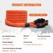 25.4 mm x 6.1 m Kinetic Recovery Tow Rope 17237 kg Heavy-Duty Off Road Snatch Strap Extreme Duty 30% Elasticity Energy Snatch Strap