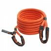 25.4 mm x 6.1 m Kinetic Recovery Tow Rope 17237 kg Heavy-Duty Off Road Snatch Strap Extreme Duty 30% Elasticity Energy Snatch Strap