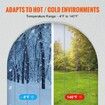 Strip Curtain 244cm H x 122cm W 2mm Thickness 8PCS Clear PVC Strip Door Curtain Freezer Curtain Plastic Door Strips for Walk in Freezers Coolers