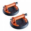 Glass Suction Cup 203 mm 2 Pack 278 kg Capacity Vacuum Suction Cup with Steel Handle & Carry Box Heavy Duty Industrial Suction Cup Lifter Tool