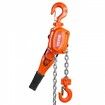 Manual Lever Chain Hoist 3/4 Ton 1650 lbs Capacity 10 FT Come Along G80 Galvanized Carbon Steel with Weston Double-Pawl Brake Auto Chain Leading