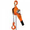 Manual Lever Chain Hoist 3/4 Ton 1650 lbs Capacity 5 FT Come Along G80 Galvanized Carbon Steel with Weston Double-Pawl Brake Auto Chain Leading