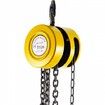 Chain Hoist Chain Block 1 T Capacity 6 M Lift Steel Construction Yellow