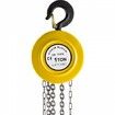 Chain Hoist Chain Block 1 T Capacity 6 M Lift Steel Construction Yellow