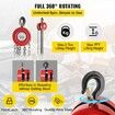 Chain Hoist Chain Block 2 Ton Capacity 2 M Lift Steel Construction Red