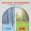 Strip Curtain 4572 cm Length x 20 cm Width x 2 mm Thickness Clear Ribbed PVC Curtain Strip Door Bulk Roll Plastic Door Strips for Doorways of Supermarket