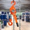 Manual Lever Chain Hoist 3 Ton 6600 lbs Capacity 10 FT Come Along G80 Galvanized Carbon Steel with Weston Double-Pawl Brake Auto Chain Leading