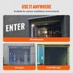 Strip Curtain PVC Door Curtain 244 x 244 cm Cooler Freezer Clear Plastic