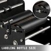 MT-30 Round Bottle Labeling Machine Manual Label Applicator 20-40 pcs/min Bottle Label Applicator Machine 26-130 mm Label Width Beer Bottle Labeler