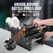 Manual Round Labeling Machine 15-20pcs/min Bottle Label Applicator for Round Bottles Adjustable Manual Round Bottle Labeler Suitable for Round Bottle