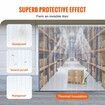 Strip Curtain 2500 cm L x 30.5 cm W x 3 mm Thickness Clear PVC Smooth Curtain Strip Door Bulk Roll Plastic Door Strips for Doorways of Supermarket Garage