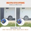 Strip Curtain 2500 cm L x 30.5 cm W x 3 mm Thickness Clear PVC Smooth Curtain Strip Door Bulk Roll Plastic Door Strips for Doorways of Supermarket Garage