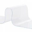 Strip Curtain 2500 cm L x 30.5 cm W x 3 mm Thickness Clear PVC Smooth Curtain Strip Door Bulk Roll Plastic Door Strips for Doorways of Supermarket Garage