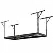 Overhead Adjustable Garage Storage Rack 36x96in Ceiling Rack 600lbs Black