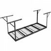 Overhead Adjustable Garage Storage Rack 36x96in Ceiling Rack 600lbs Black